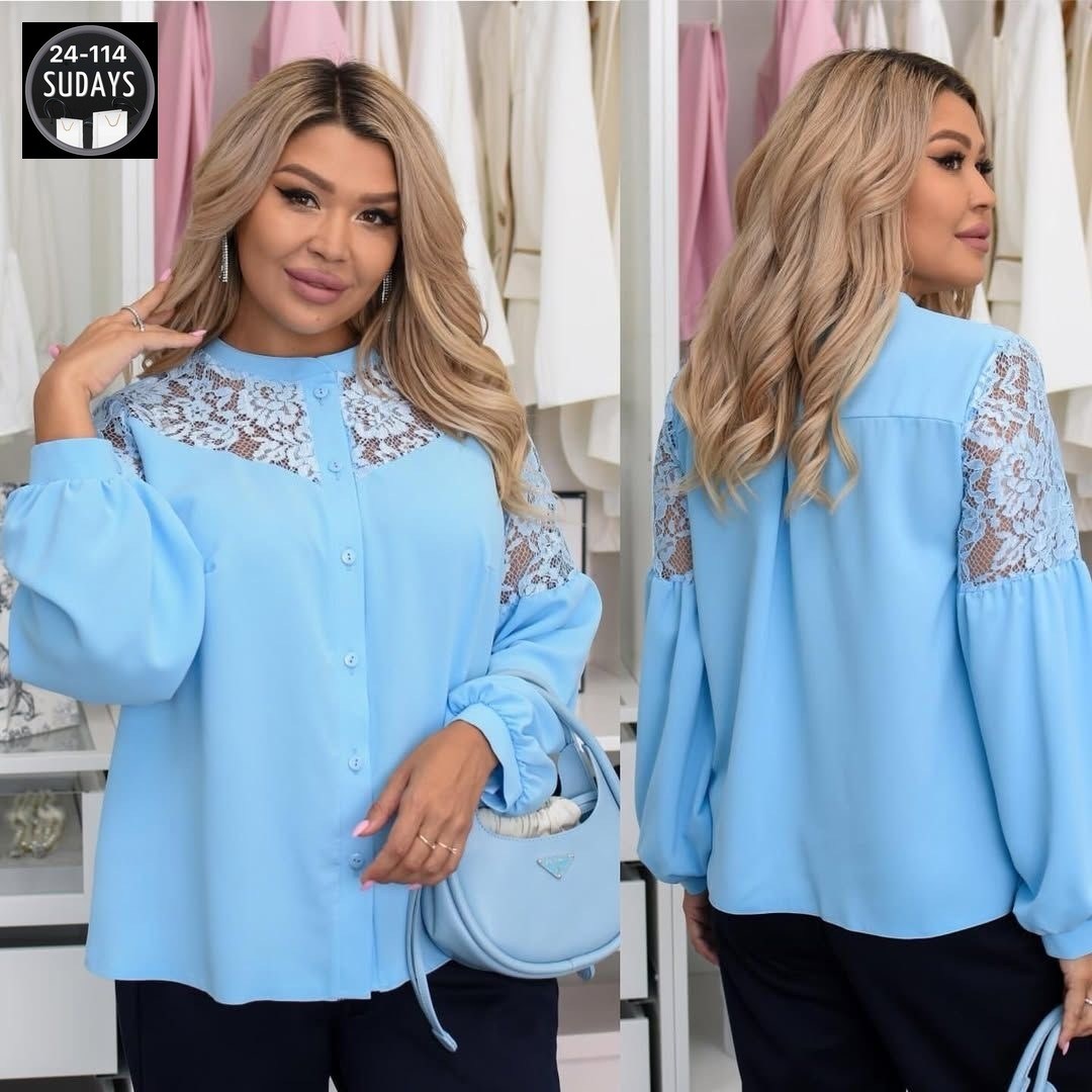 блузка женская голубая,блузка женская с рукавами,женская блузка,голубая блузка,блузка с рукавами