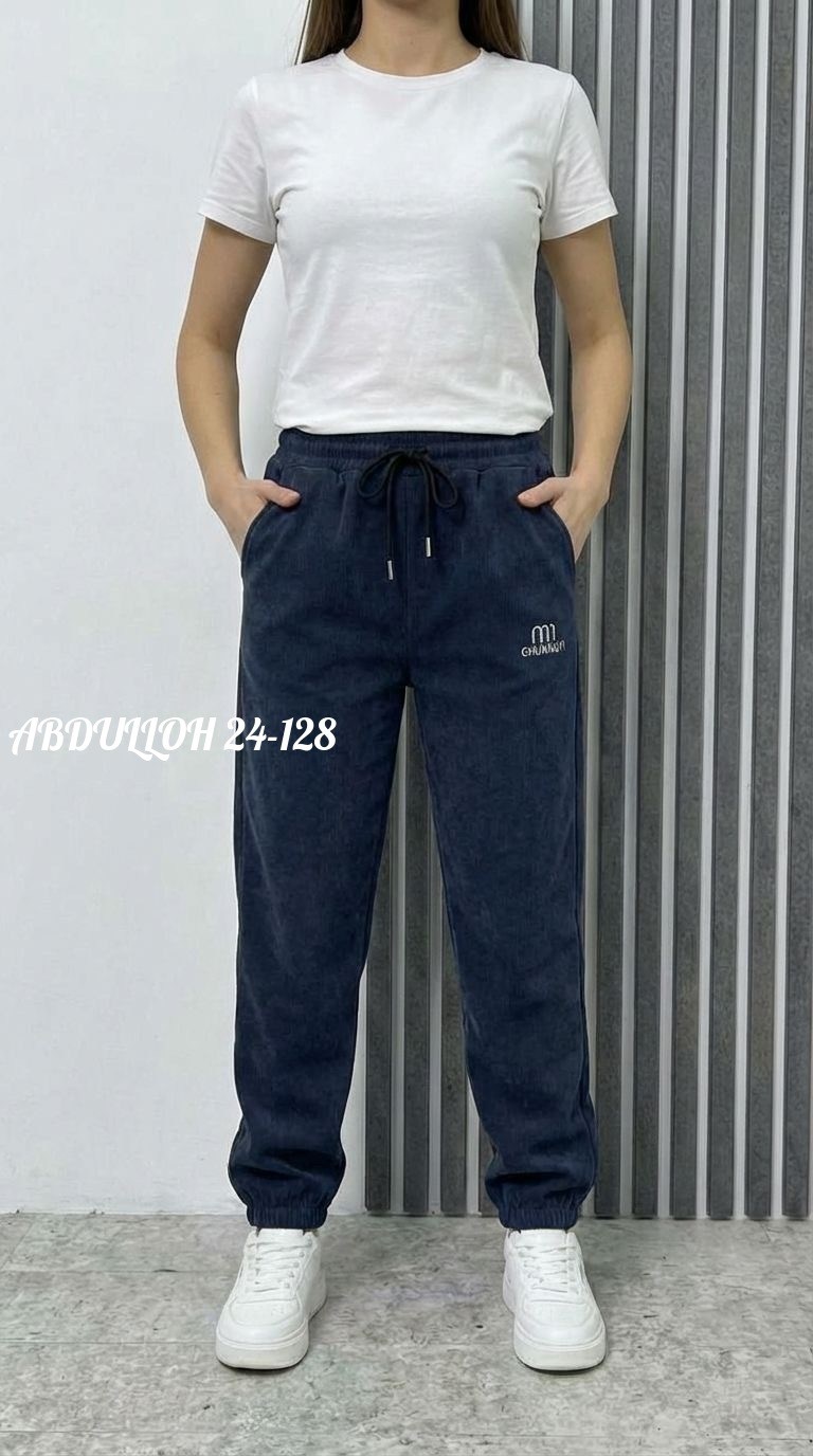 брюки джоггеры,штаны женские,женские брюки,брюки джоггеры вельветовые утепленные h&a collection,брюки штаны