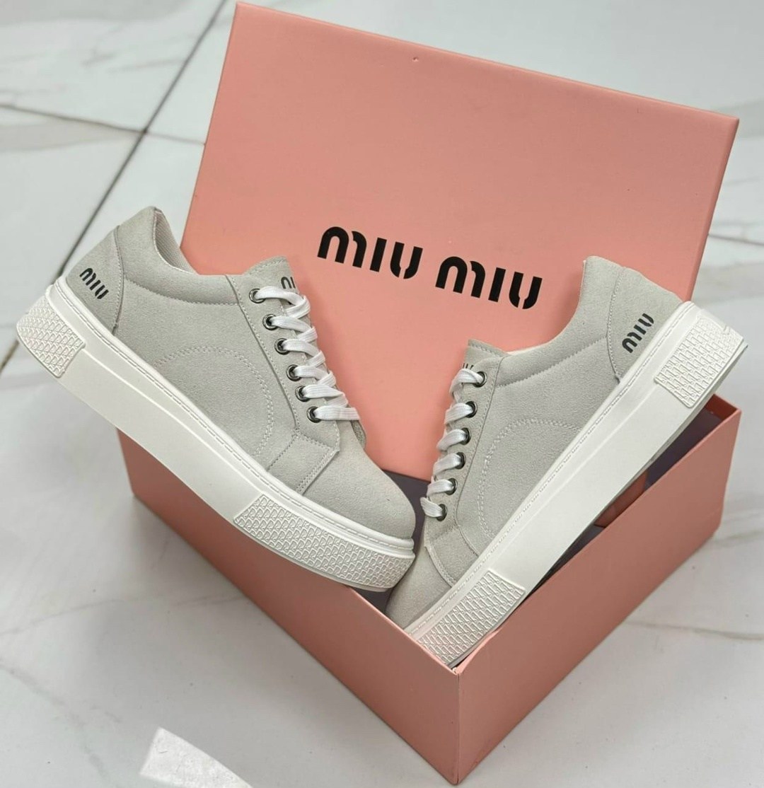 ,кеды замшевые miu miu 36-40,женские замшевые кеды miu miu арт. 6m7m33,кроссовки miu miu,кеды женски