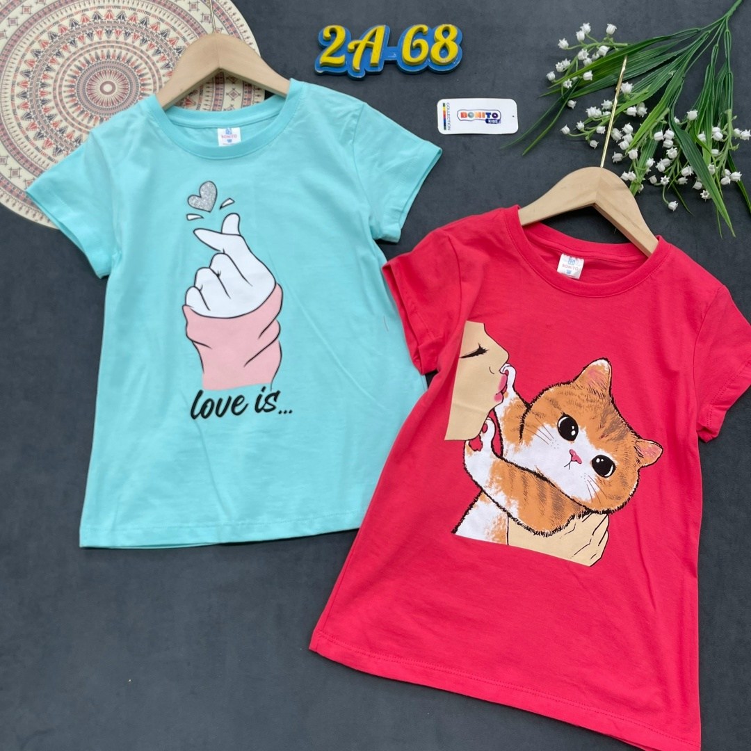 футболки для девочек,футболки детские,футболки комплект,комплект футболок bonito kids,детская футболка