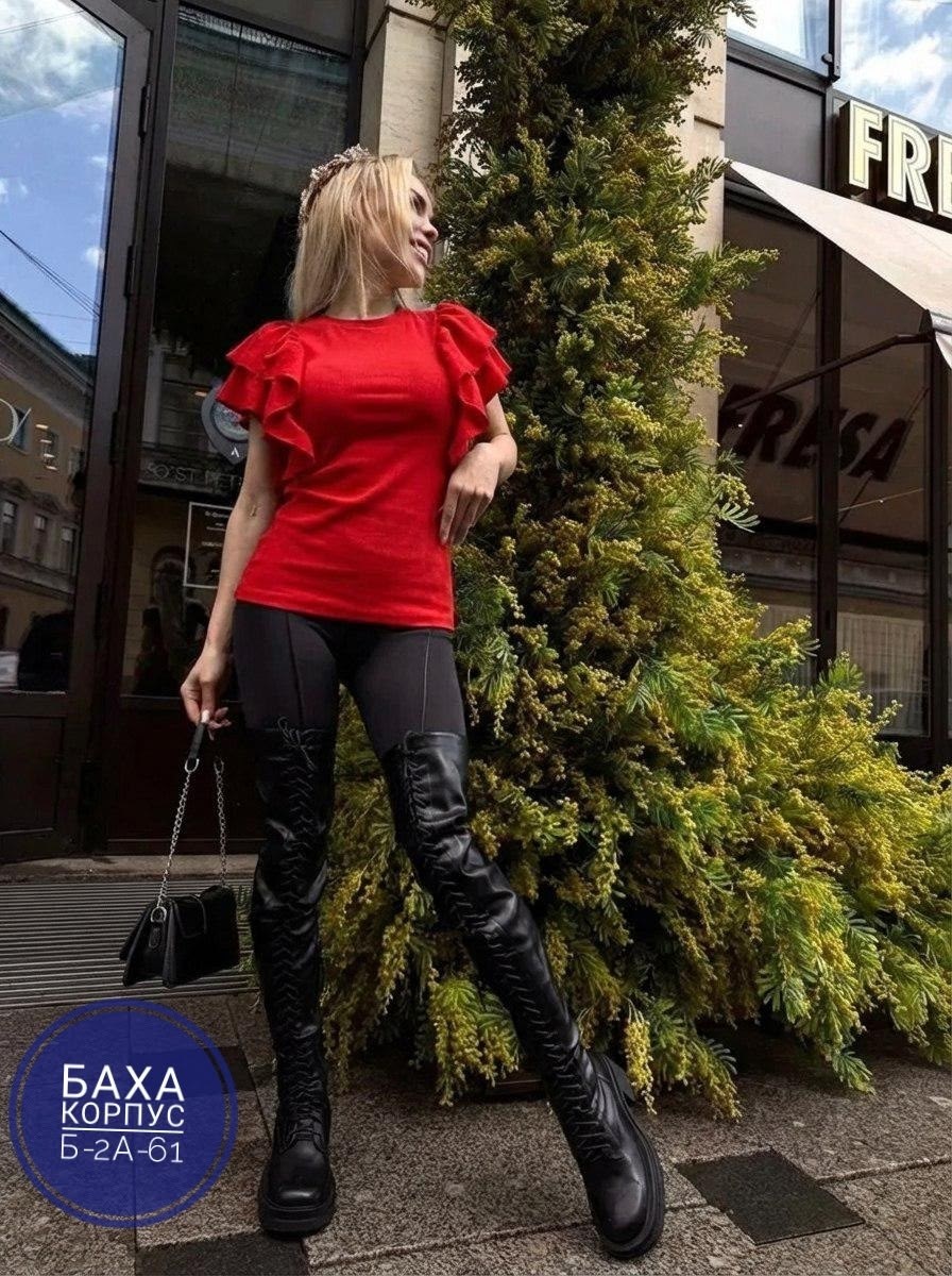 блузка с воланом и баской,блузка кофта,блузка с объемными рукавами и баской,женская кофта,нарядная блузка