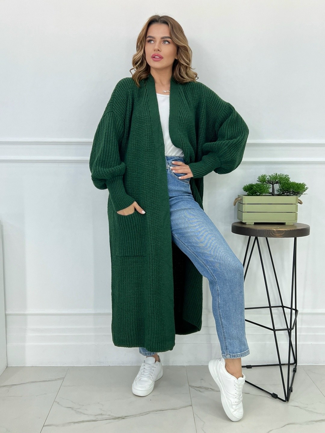 вязаный кардиган оверсайз,кардиган теплый kotam,кардиган,кардиган теплый,длинный вязаный кардиган