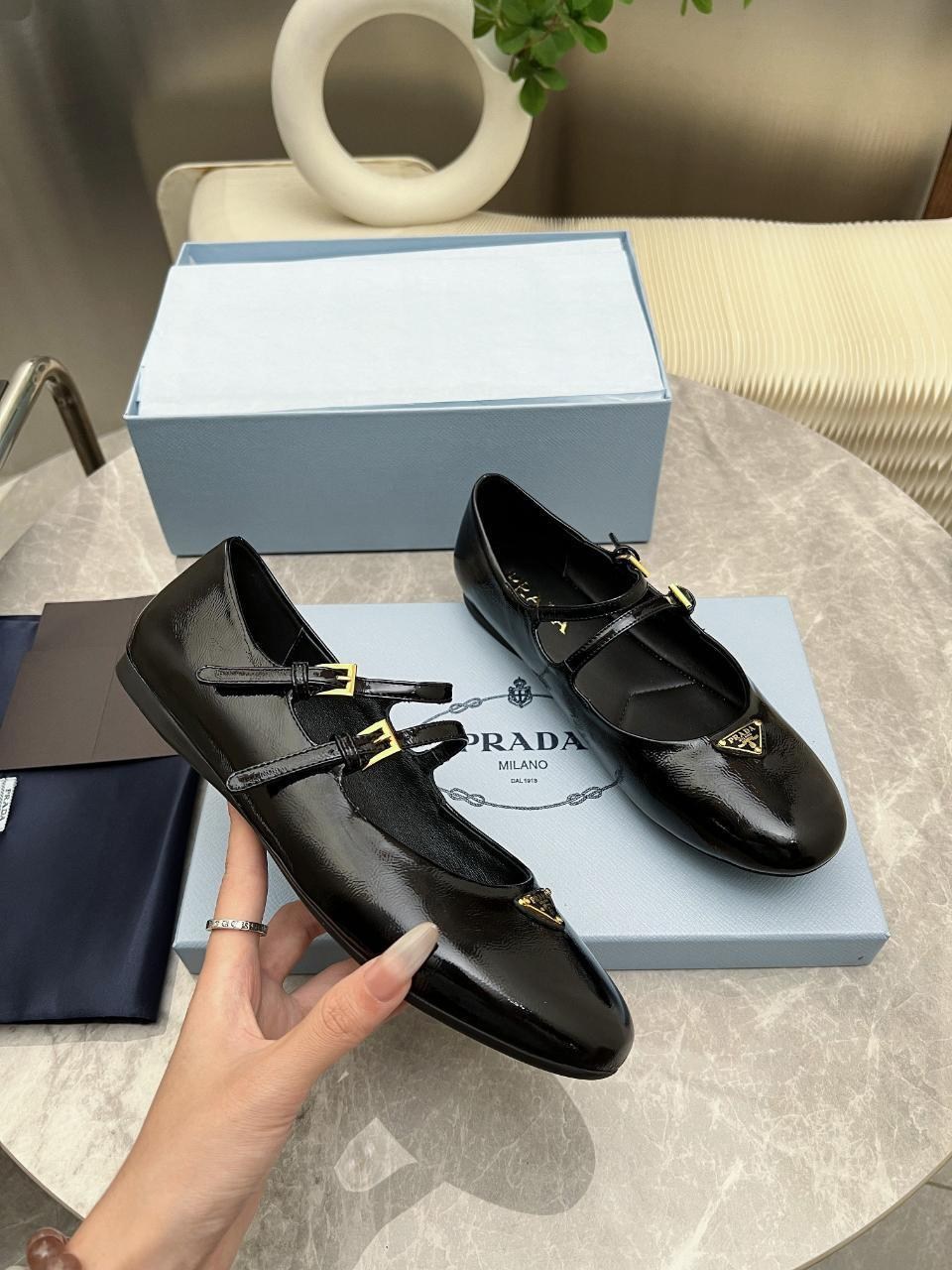 ,туфли prada,женские туфли,кожаные балетки,женская