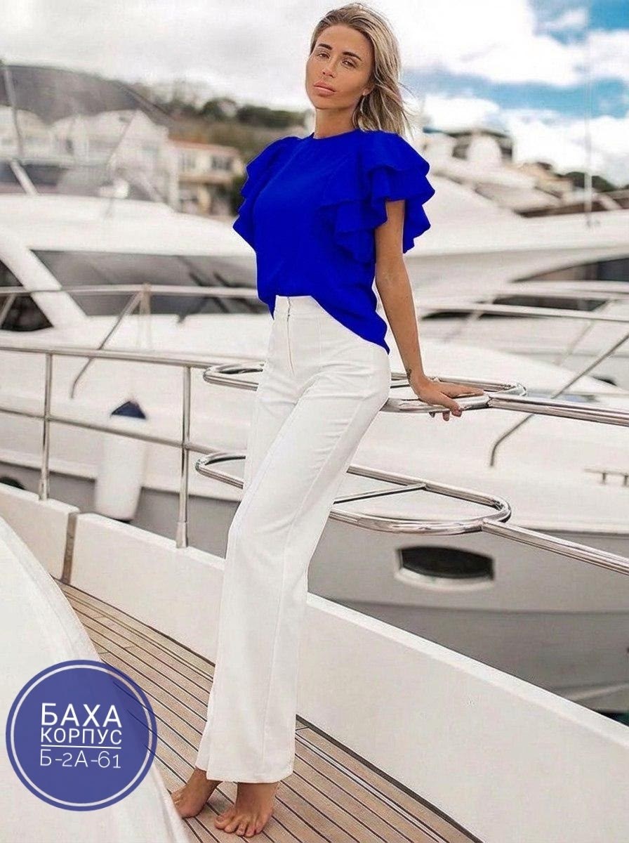 блузка с воланом и баской,блузка кофта,блузка с объемными рукавами и баской,женская кофта,нарядная блузка