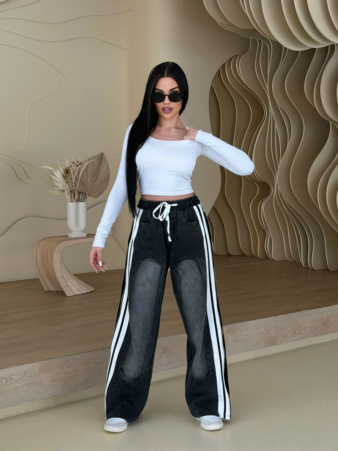 джинсы комбинированные,женские джинсы,джинсы спортивные,одежда джинсы,джинсы с полосками