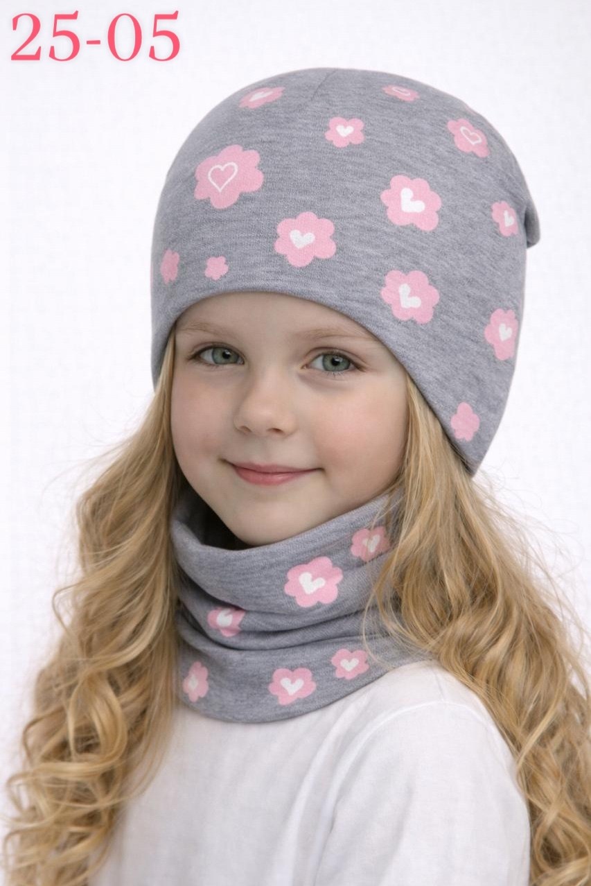 комплект шапки,шапка для девочек,трикотажная шапка,комплект шапка снуд,шапка детская для девочек