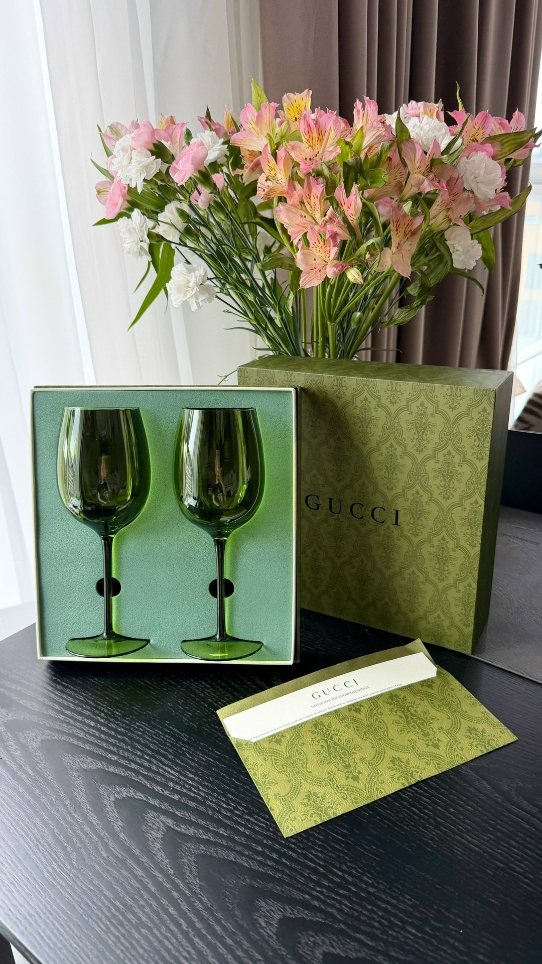 бокалы гуччи,бокалы гуччи зеленые,фужеры gucci,набор бокал,набор бокалов для вина