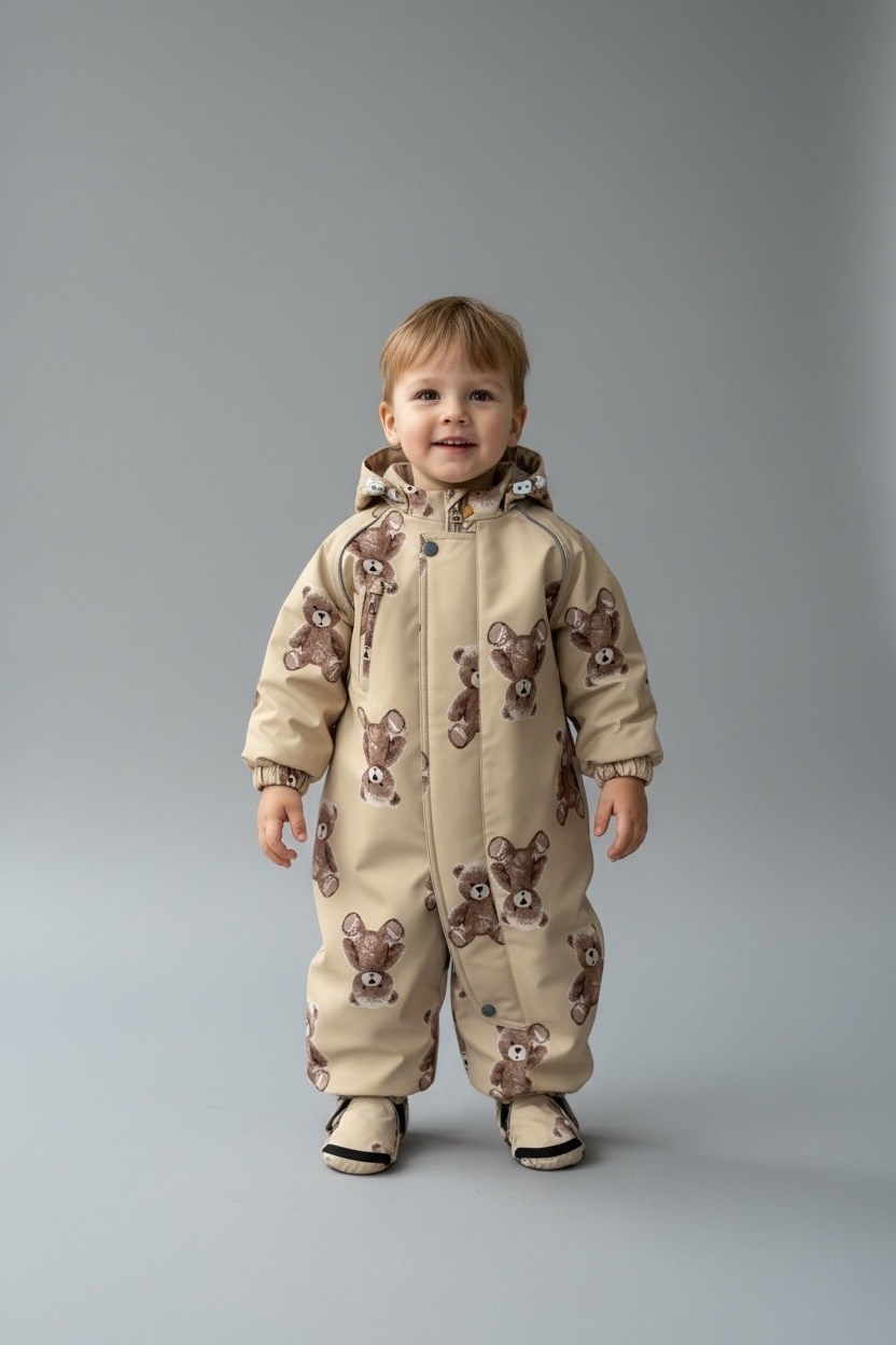 демисезонный комбинезон,комбинезон misha lassie размер 104 шоколадно-коричневый,комбинезон утепленный misha lassie размер 86 коричневый,детский комбинезон,комбинезон misha lassie размер 98 темно-корич