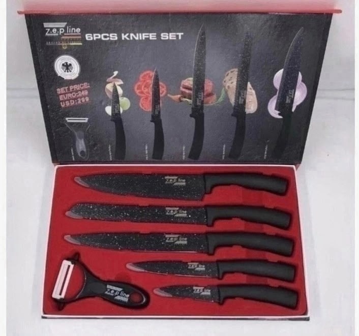 набор куxонныx ножей,кухонный набор ножей подарочный,набор кухонных ножей из 6 предметов,набор ножей подарочный,набор нож