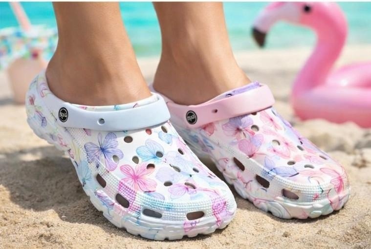 сабо crocs classic,crocs classic clog,crocs classic,crocs floral,сабо крокс с бабочками