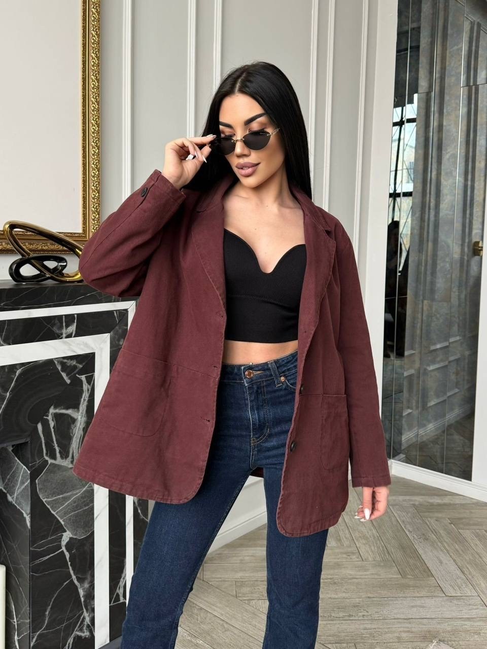 пиджак оверсайз серый blanc casse,стильное пальто,пиджак джинсовый,пиджак женский оверсайз,серое пальто пиджак