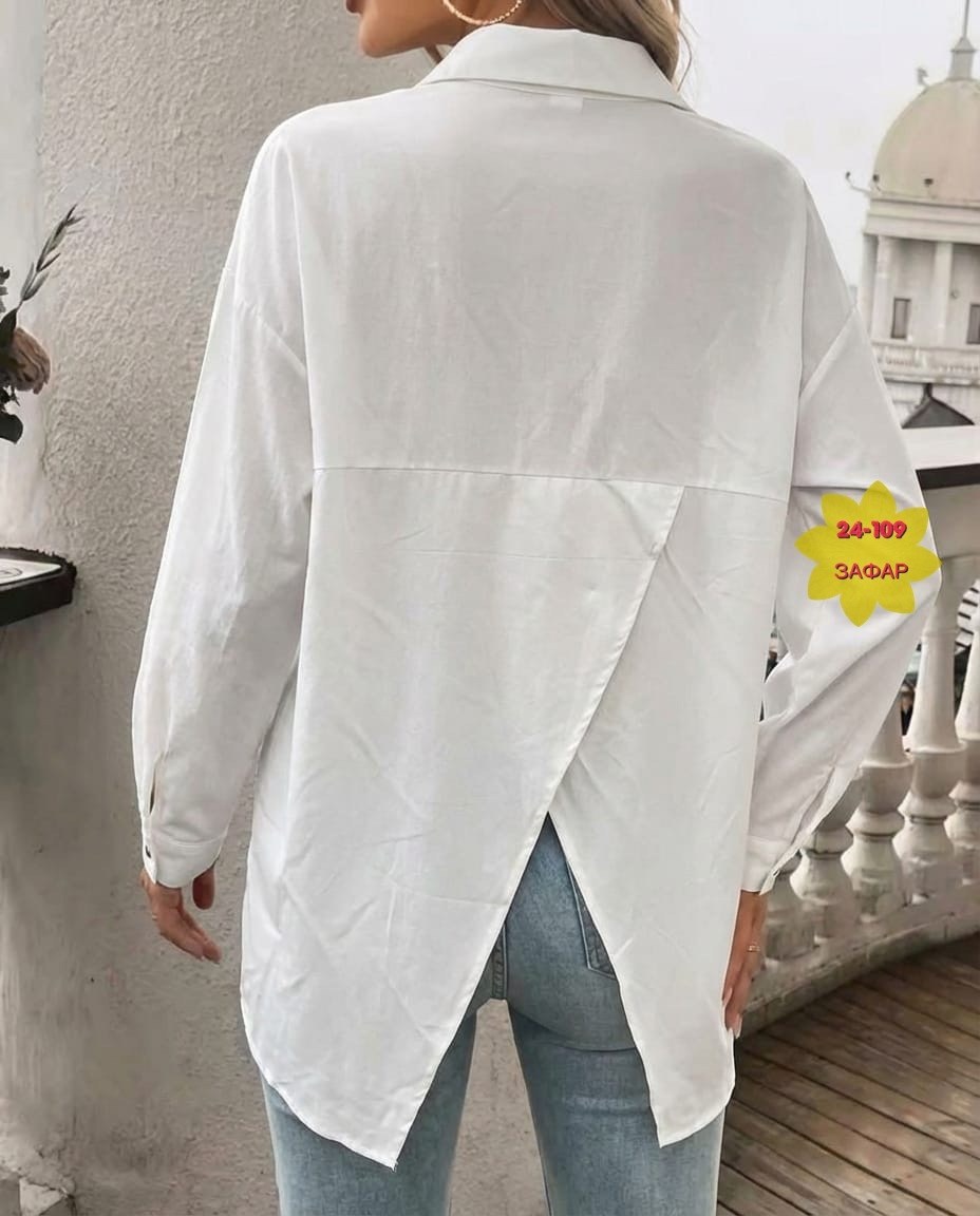 женская рубашка,длинная рубашка,блузка рубашка,женская рубашка удлиненные сзади,белая рубашка