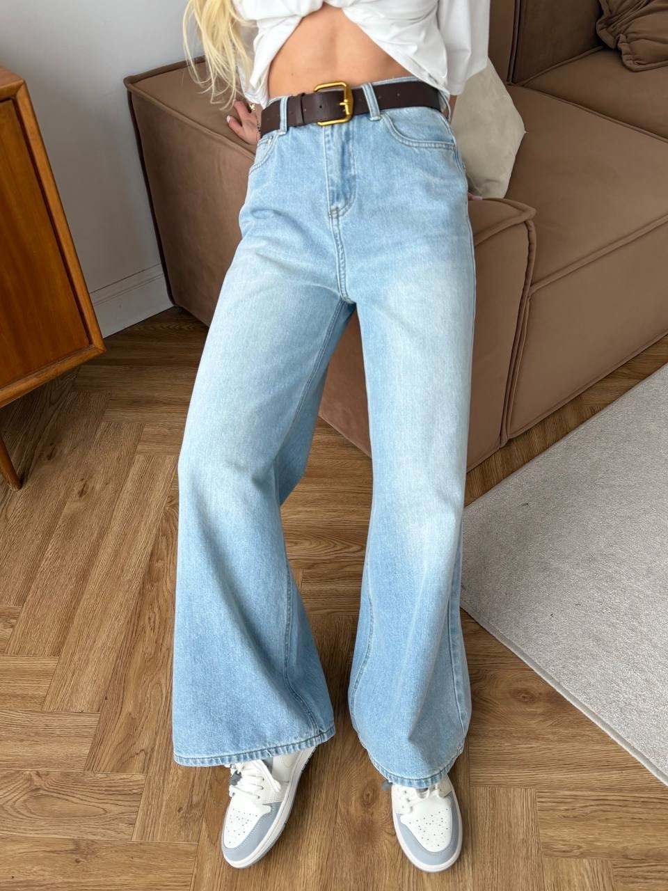 джинсы женские,широкие джинсы,джинсы широкие трубы с высокой посадкой,женские джинсы широкие,джинсы