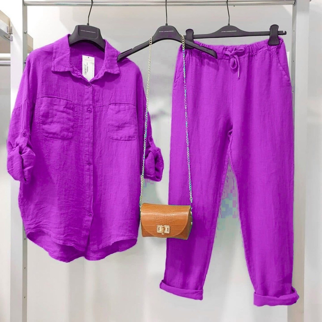 костюм женский с брюками и рубашкой,костюмы эды фиолетовый,летние брючные костюмы,костюм двойка женская,костюм двойка женский брючный