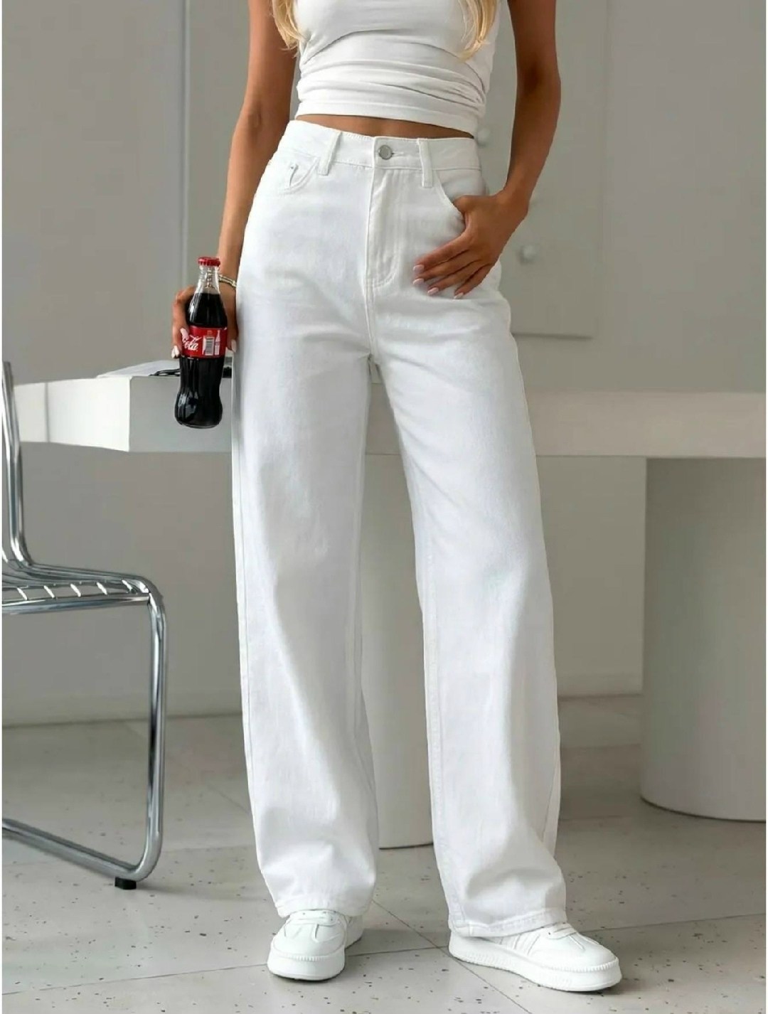 белые джинсы,джинсы белые женские,джинсы женские,джинсы белые широкие,джинсы трубы женские