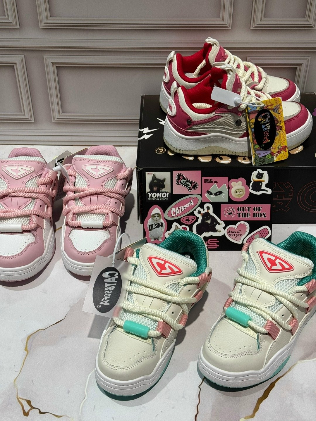 розовые кроссовки,кроссовки дутыши cat sofa розовые,женские кроссовки,дутые кроссовки,кроссовки молодежные