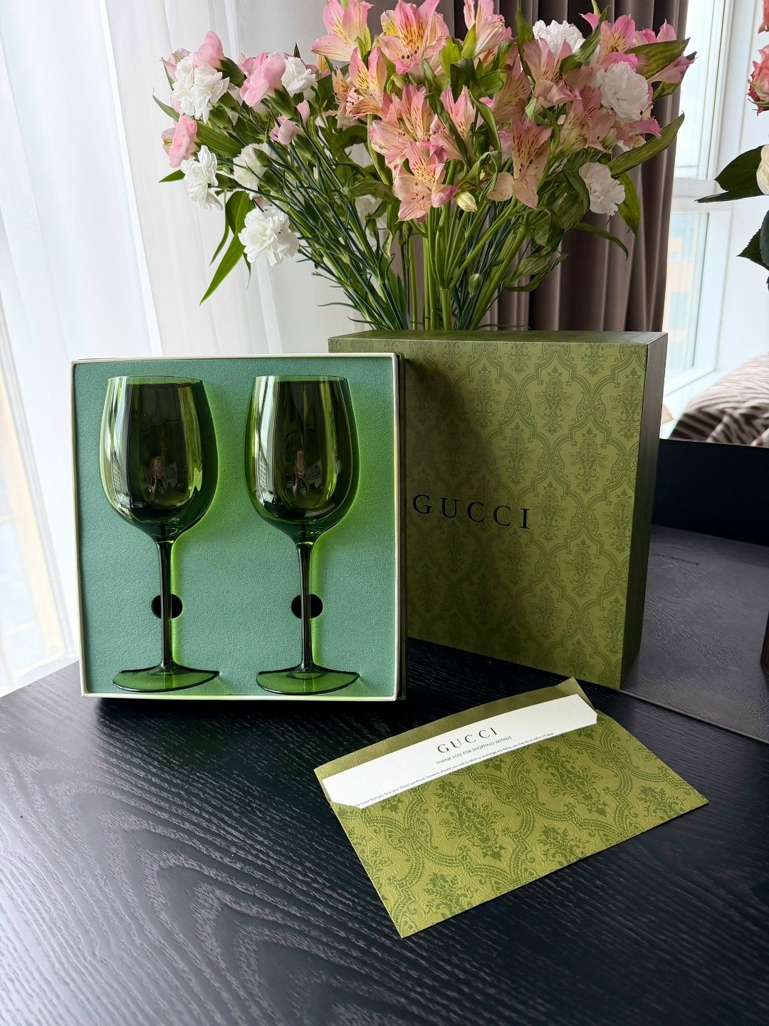 бокалы гуччи,бокалы гуччи зеленые,фужеры gucci,набор бокал,набор бокалов для вина