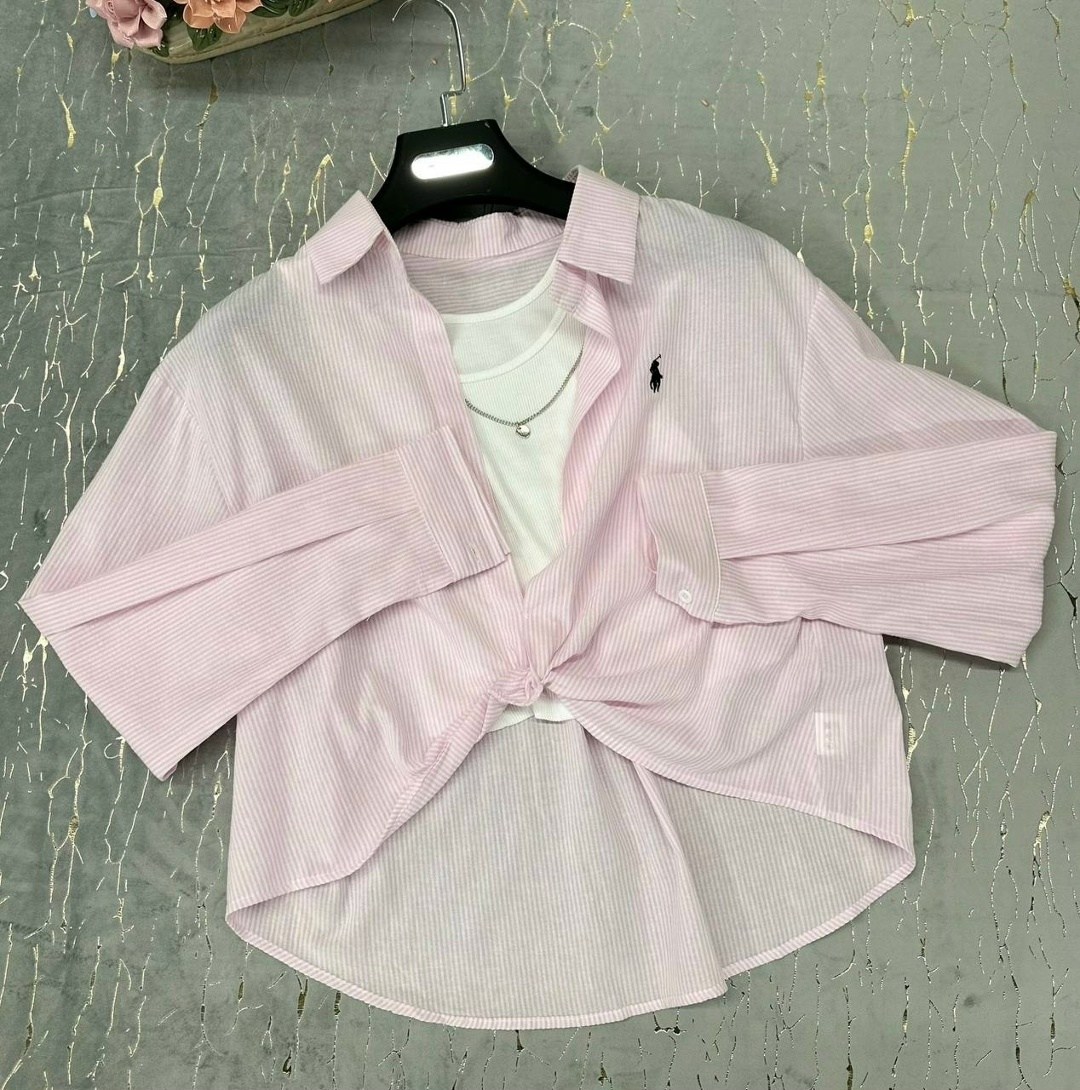 женская рубашка,женские блузки и рубашки,рубашка polo ralph lauren,розовая рубашка,рубашка топ