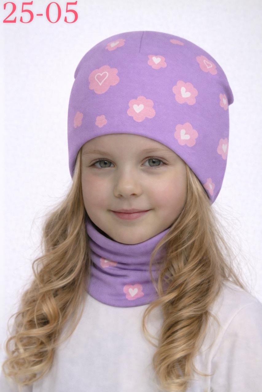 комплект шапки,шапка для девочек,трикотажная шапка,комплект шапка снуд,шапка детская для девочек