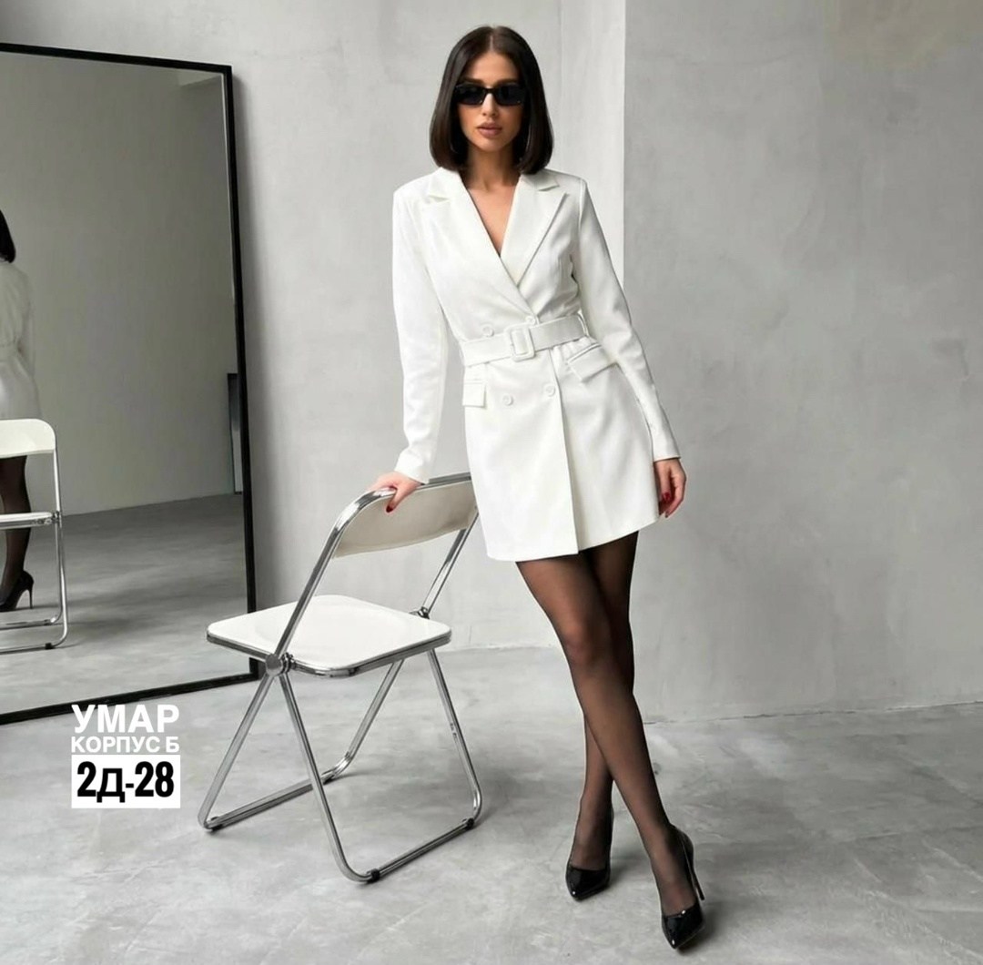 платье-пиджак,белое платье-пиджак,женское платье пиджак,стильное белое платье-пиджак,платье пиджак нарядное