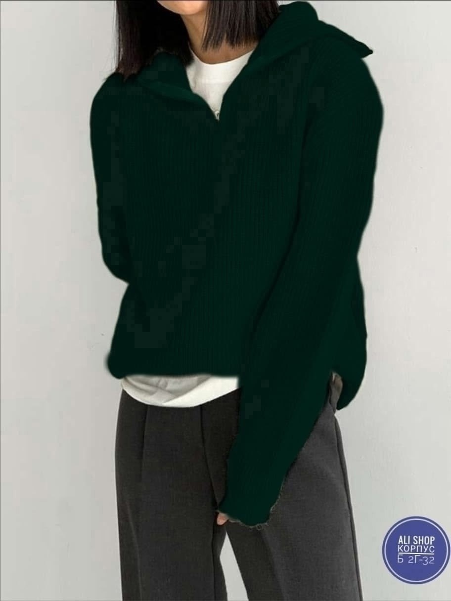 свитер с горлом на молнии оверсайз kk fashion,свитер поло оверсайз на молнии kaiser shop,свитер вязаный оверсайз с горлом на молнии mycloz 266144321,модные свитера,свитер y2k оверсайз с горлом на молн