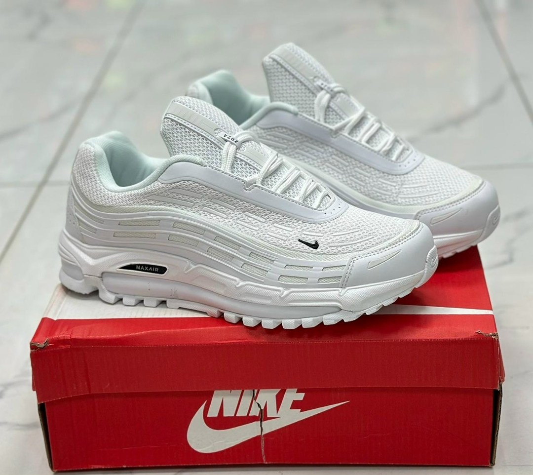 кроссовки,женские кроссовки,кроссовки эко,nike air max 97 white,кроссовки мужские женские