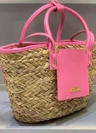 jacquemus сумка,сумка le panier soleil,сумка соломенная,сумка плетеная,пляжная сумка