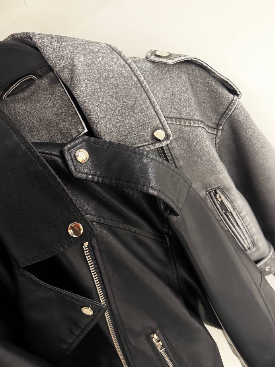 куртка косуха,косуха винтажная куртка кожаная oversize серая monyken,женская косуха,кожаная куртка косуха,куртка кожаная женская