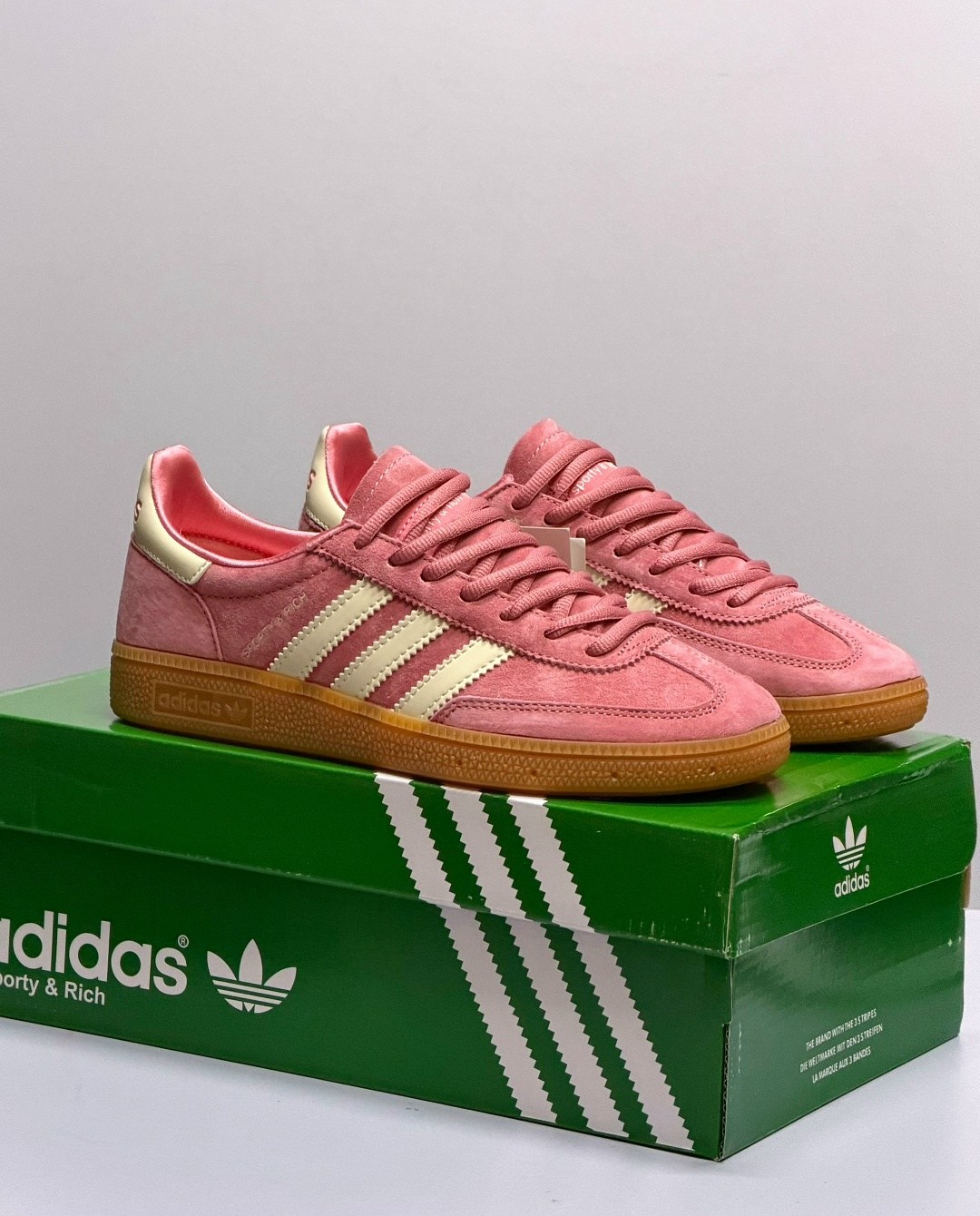 adidas handball spezial sporty & rich pink,кроссовки adidas,adidas handball spezial sporty and rich size 75 mens pink ih2610,,кроссовки adidas spezial