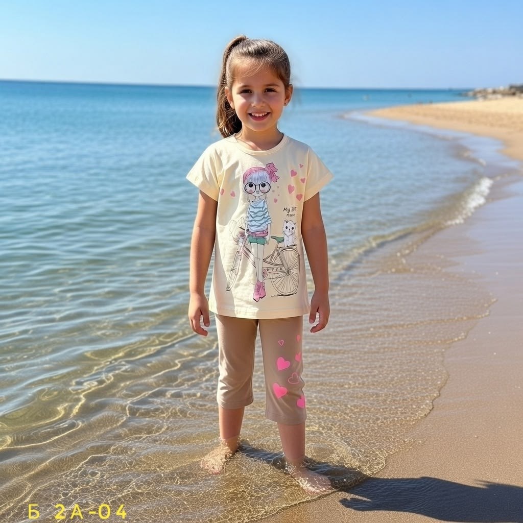 пижама для девочки,пижама для девочек арт. 9215 baykar,одежда для девочек,пижама для девочек baykar,костюм для девочек