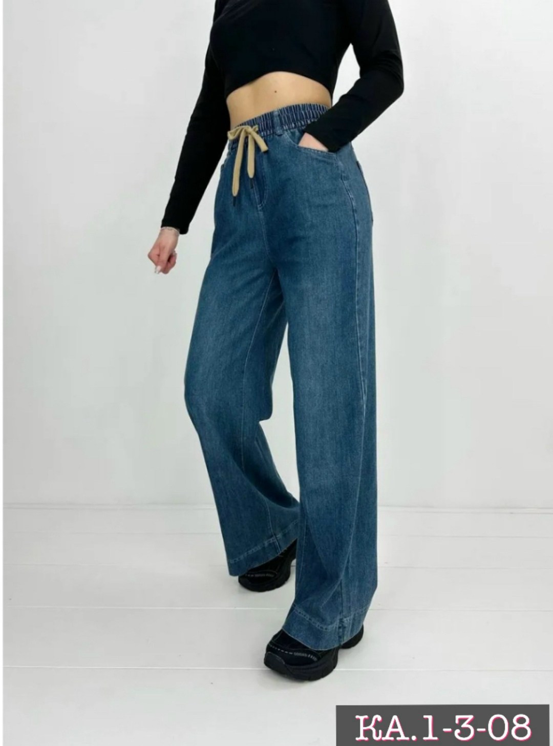 женские джинсы,джинсы джинсы,джинсы широкие на резинке клеш h&a collection,джинсы,джинсы палаццо с высокой посадкой