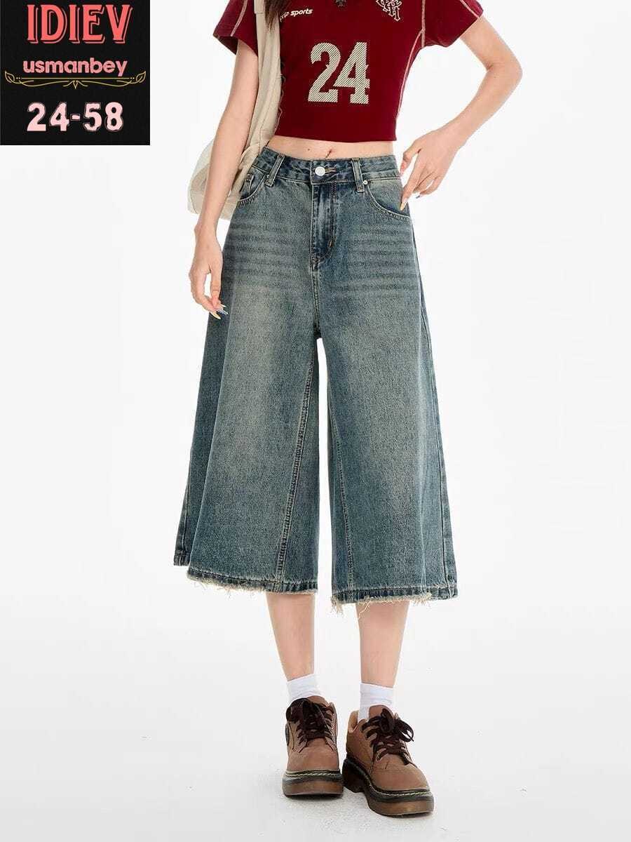 шорты широкие джинсовые,джинсовые шорты длинные y2k багги бермуды,женские джинсовые шорты y2k в стиле ретро,шорты джинсовые женская,шорты женские повседневные