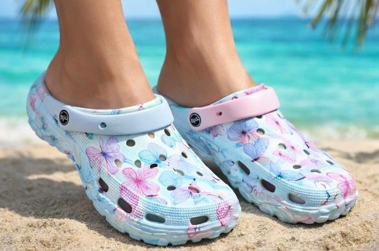 сабо crocs classic,crocs classic clog,crocs classic,crocs floral,сабо крокс с бабочками