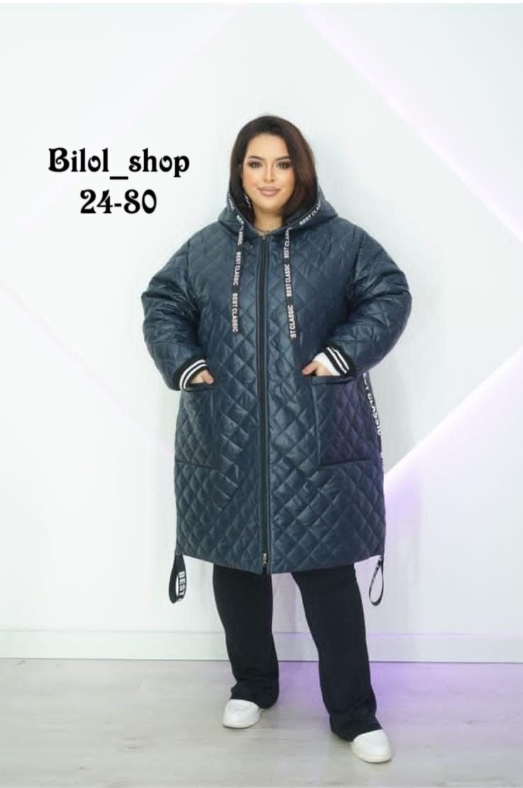 удлиненная куртка,куртка,женская куртка,куртка демисезонная стеганая большие размеры,куртка на синтепоне