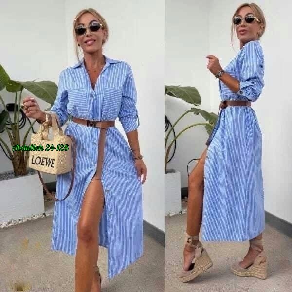 платье рубашка в полоску,летнее платье рубашка,платье рубашка,платье на лето,платье рубашка миди длины