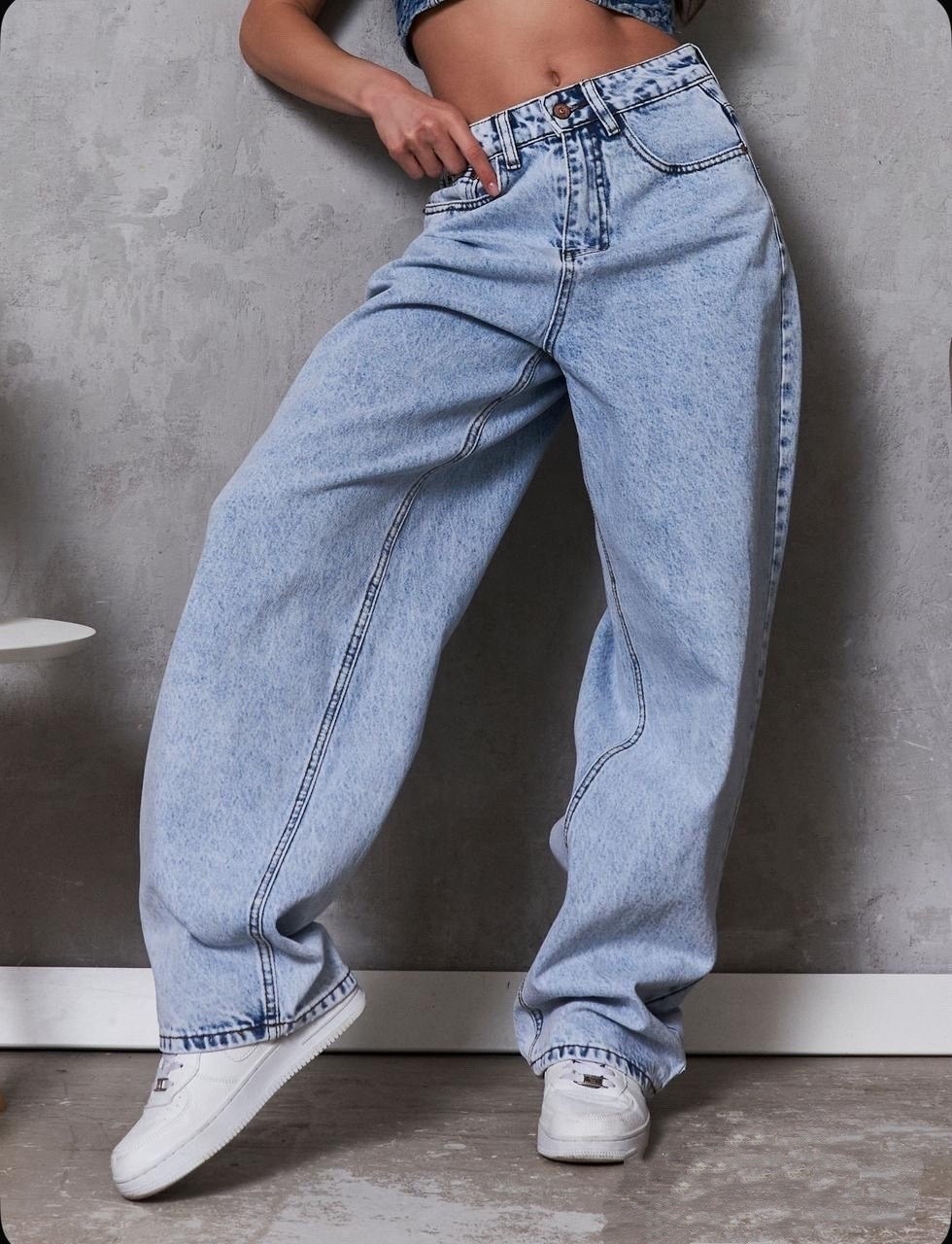 джинсы широкие,джинсы женские,джинсы женские бананы,джинсы багги широкие,джинсы голубой