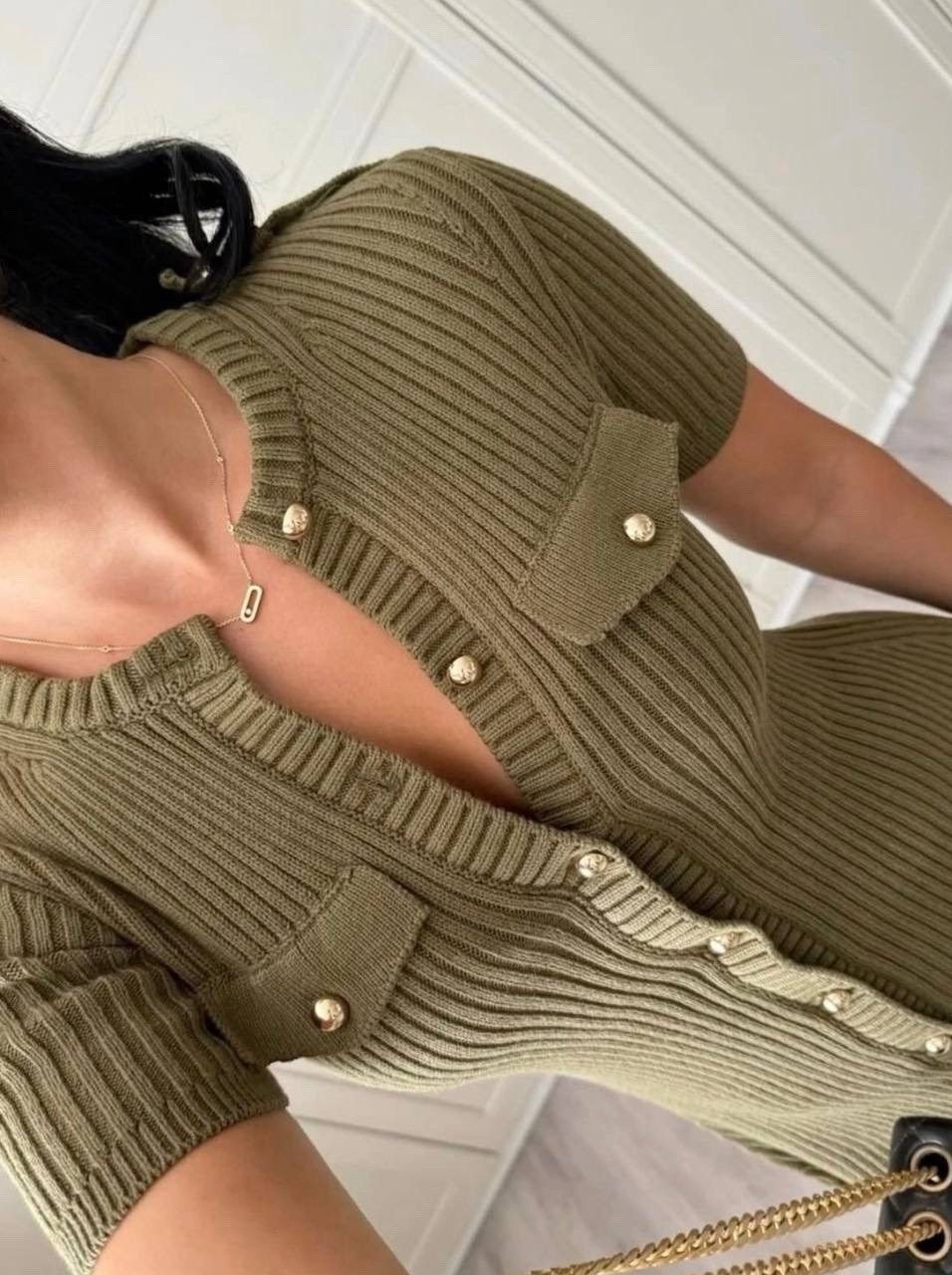 платье на пуговицах,трикотажное платье,повседневные платья,женское платье