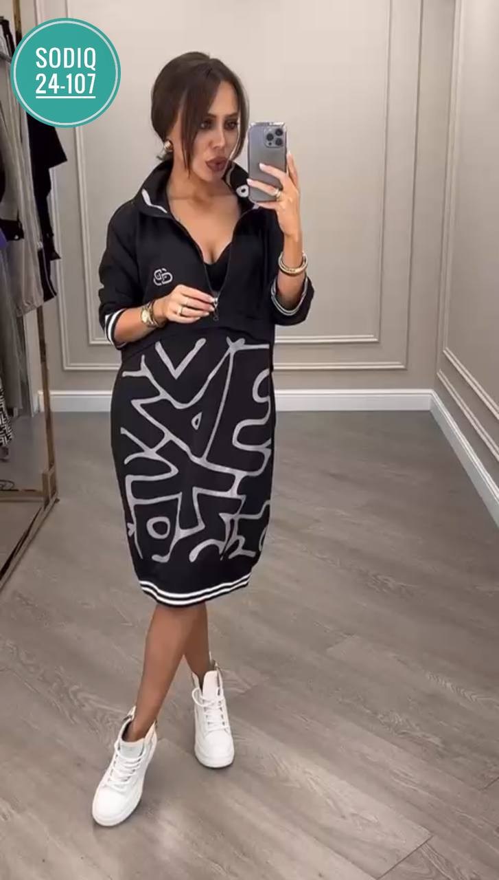 платье женское,стильное платье,,платье трикотажное,платье женское с молнией