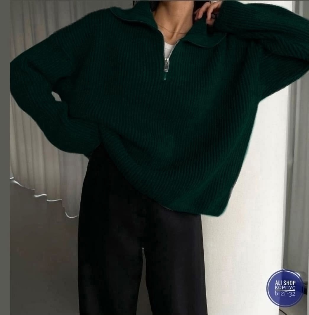 свитер с горлом на молнии оверсайз kk fashion,свитер поло оверсайз на молнии kaiser shop,свитер вязаный оверсайз с горлом на молнии mycloz 266144321,модные свитера,свитер y2k оверсайз с горлом на молн