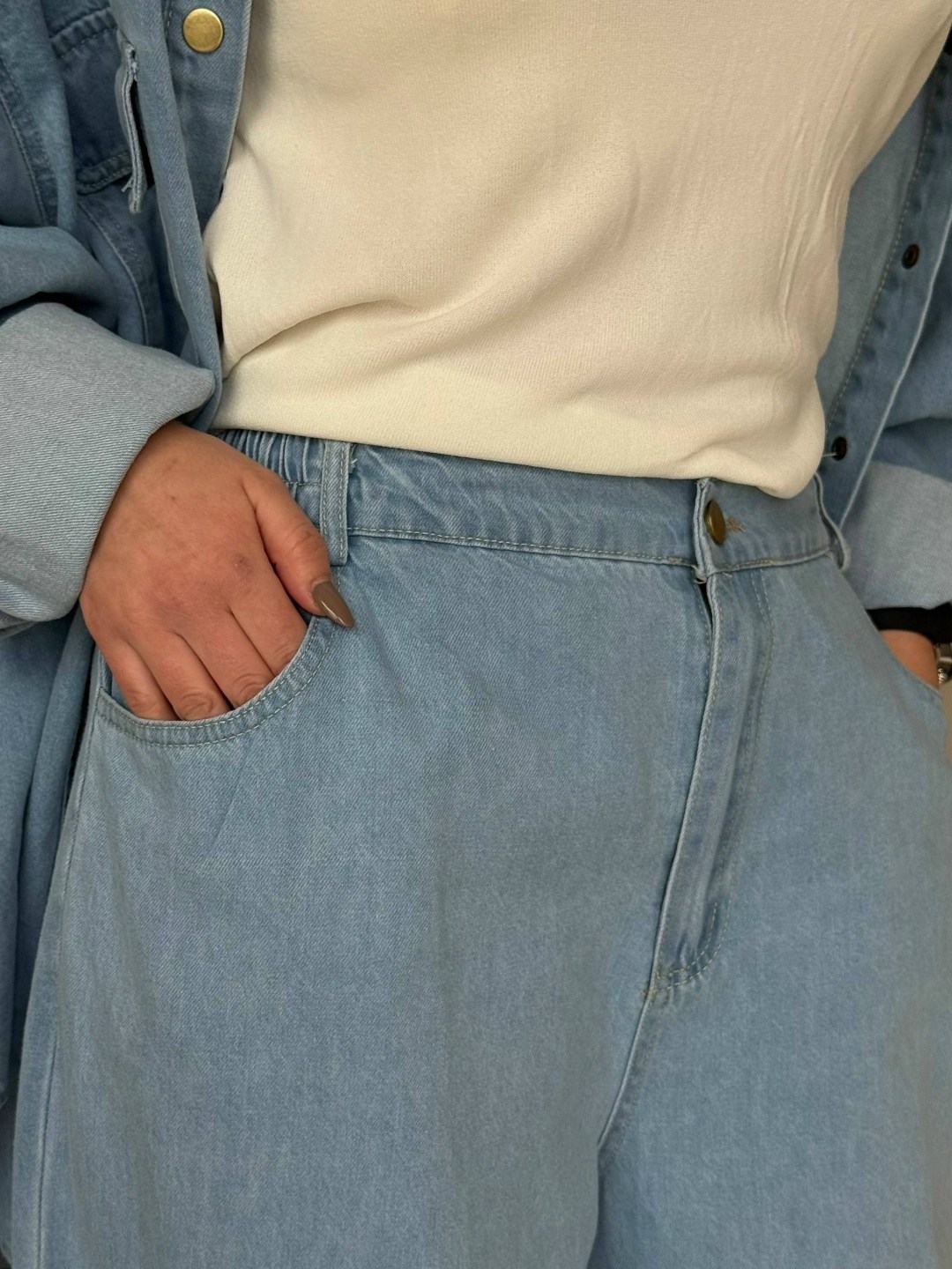 брючный костюм,повседневный костюм,костюм брючный голубой,костюм оверсайз,костюм женский