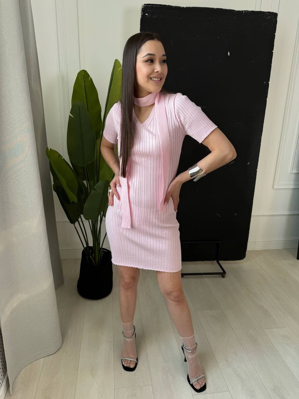 платье женское розовое,розовое платье лапша,трикотажное платье,платье женское вязаное,трикотажное платье женское