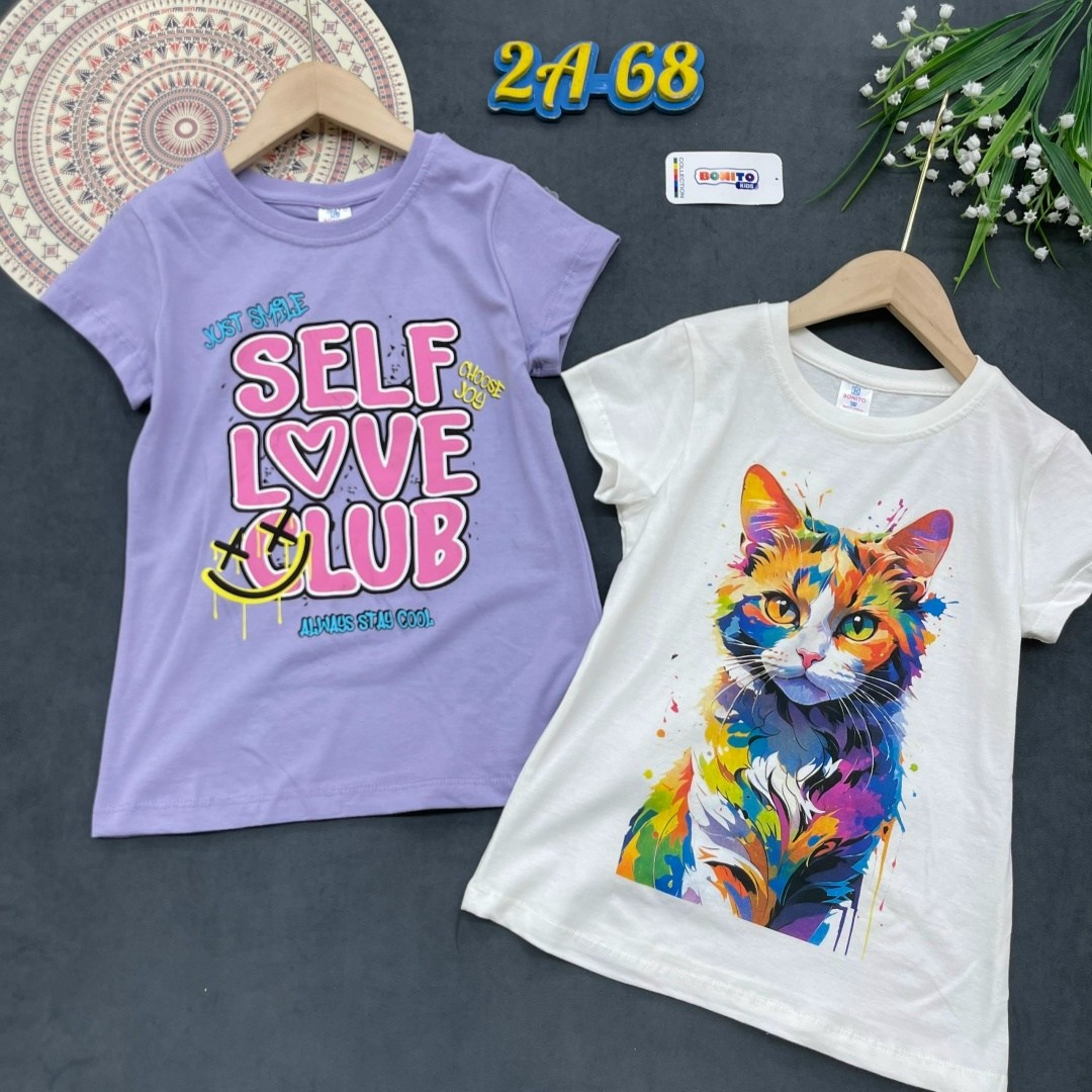 футболки для девочек,футболки детские,футболки комплект,комплект футболок bonito kids,детская футболка