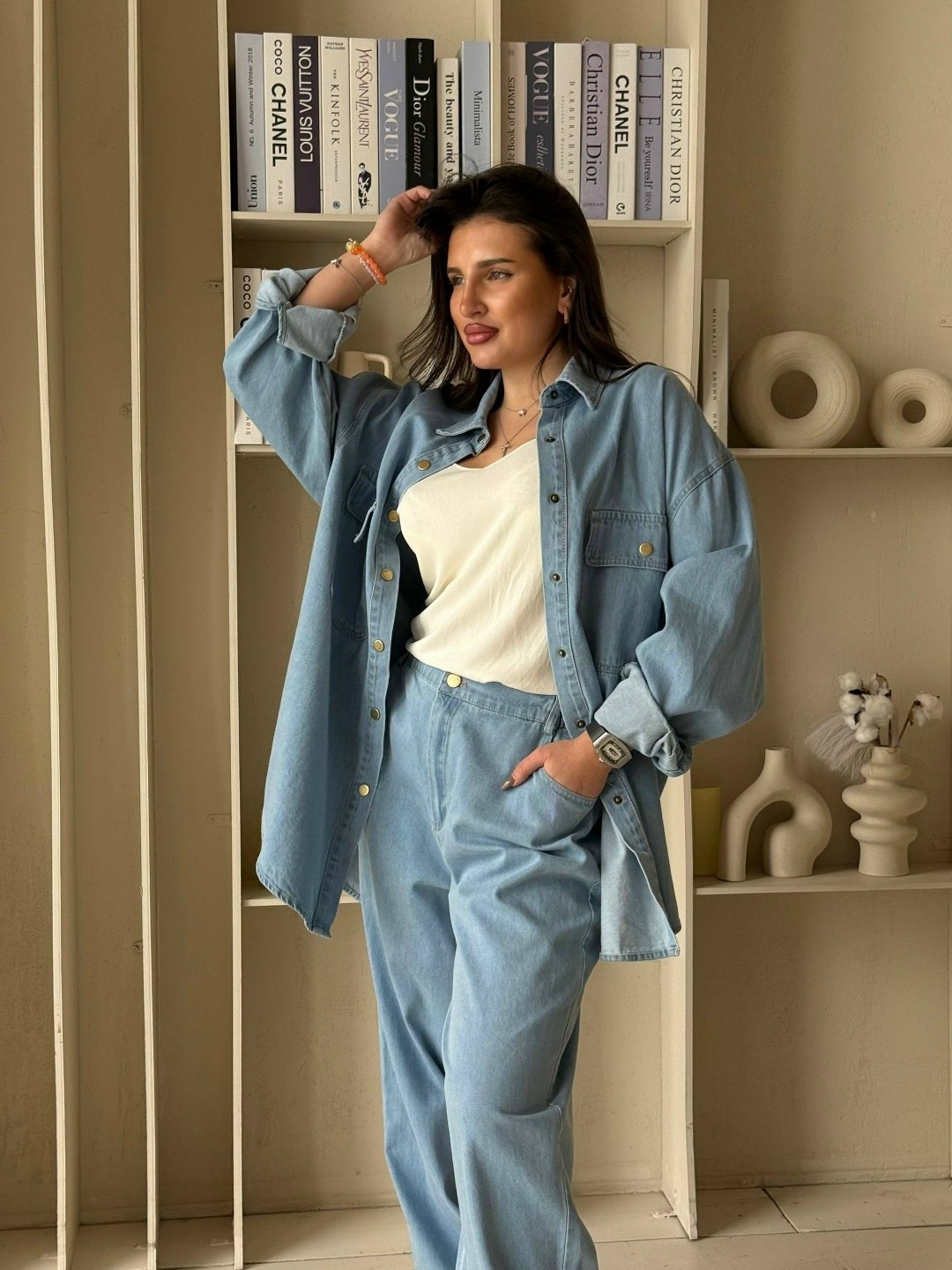 брючный костюм,повседневный костюм,костюм брючный голубой,костюм оверсайз,костюм женский