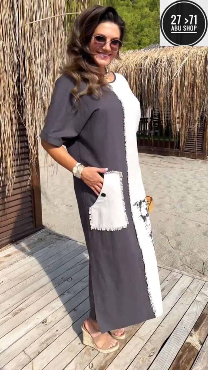 стиль бохо платье,комбинированное платье,модное платье,платье для полных,летнее платье