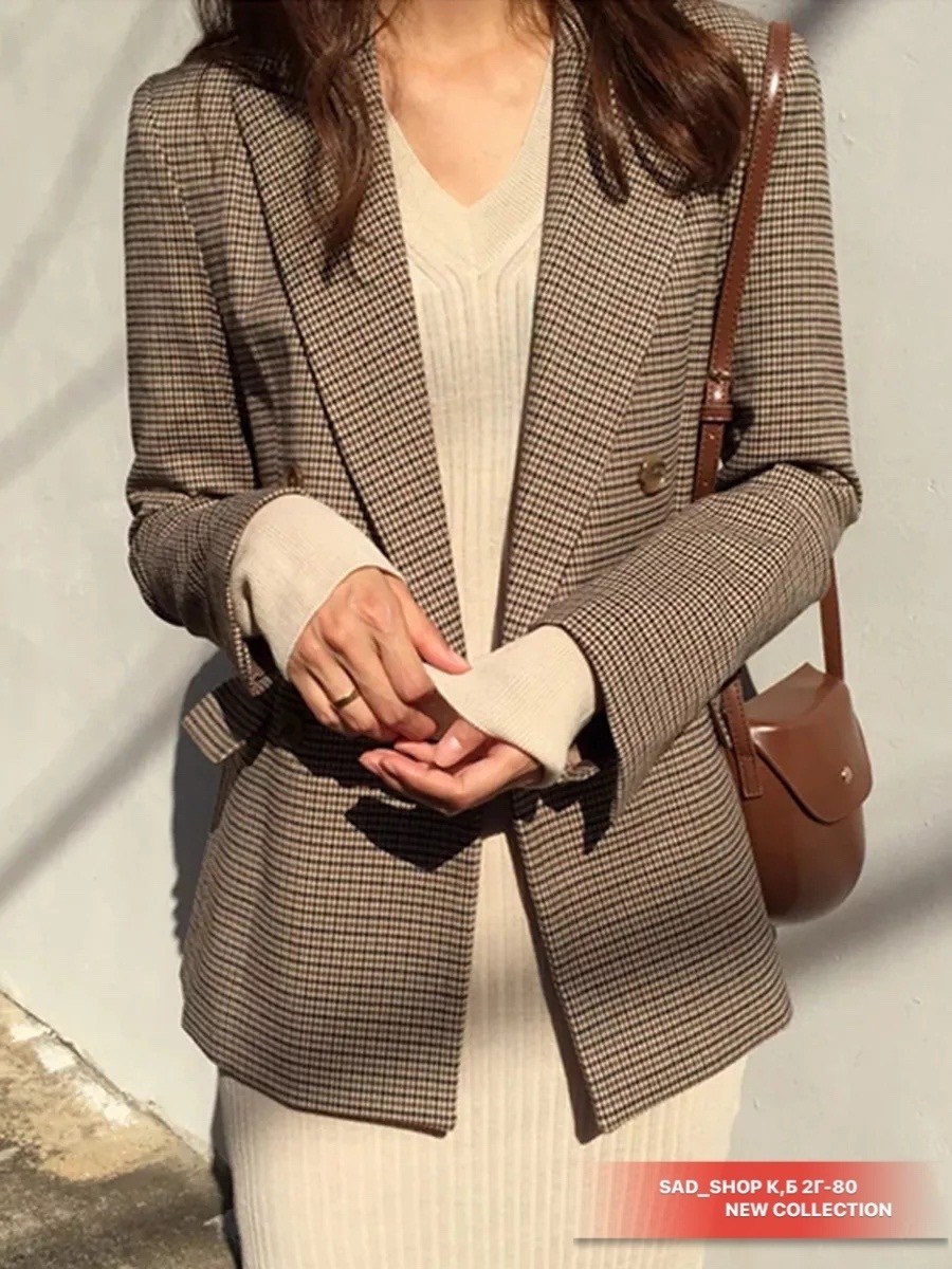клетчатый блейзер,пиджак женский удлиненный,блейзер женские,жакет с длинным рукавом,женский блейзер в клетку