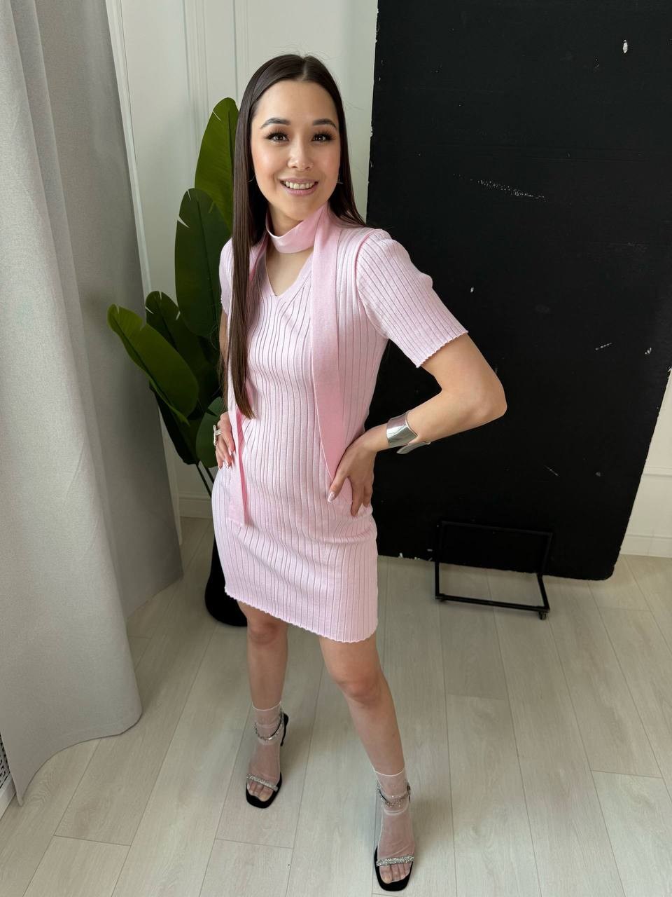 платье женское розовое,розовое платье лапша,трикотажное платье,платье женское вязаное,трикотажное платье женское