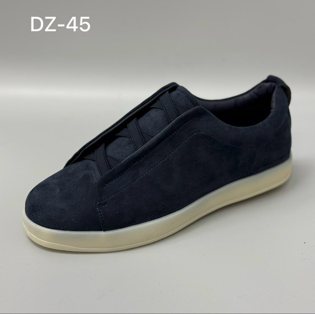 ,мужские кеды,кеды мужские ermanegildo zegna 46-48 синие замшевые,замшевые кроссовки,кеды зегна мужские