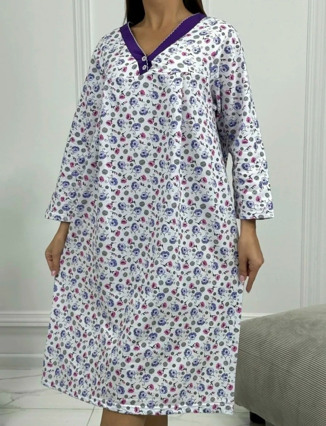 ночная сорочка,ночная сорочка женская,ночная сорочка женская хлопок ночнушка большие,халат женский,женская сорочка