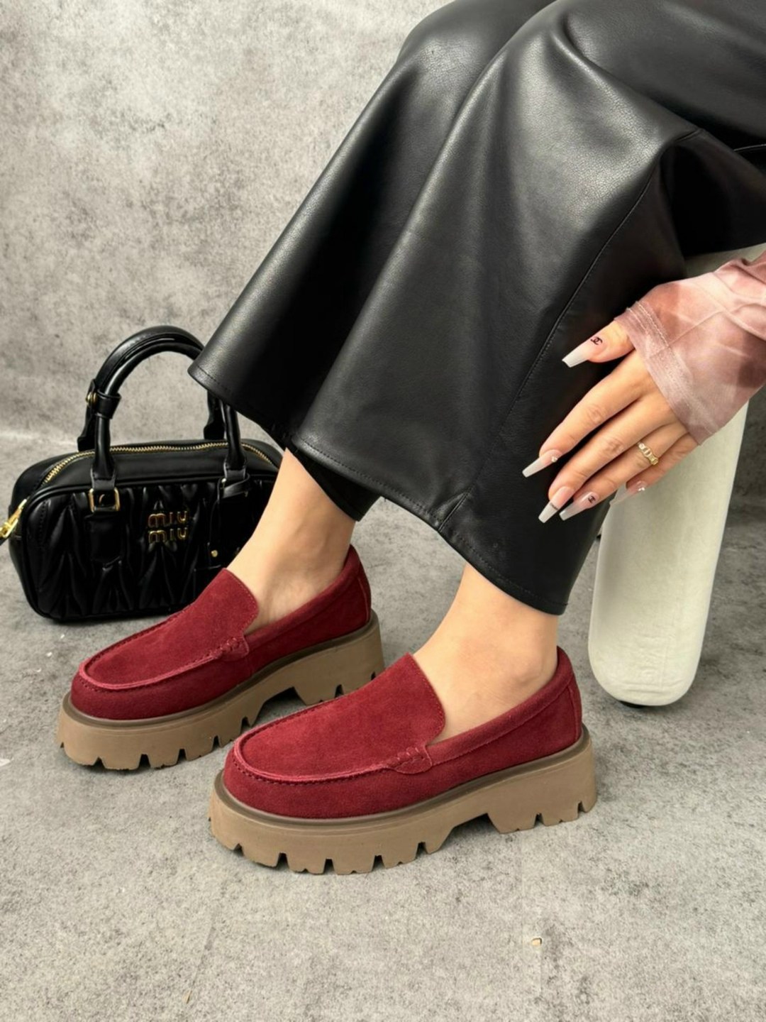 ,замшевые лоферы на платформе,лоферы натуральная замша на платформе,лоферы женские,лоферы женские из натуральной замши