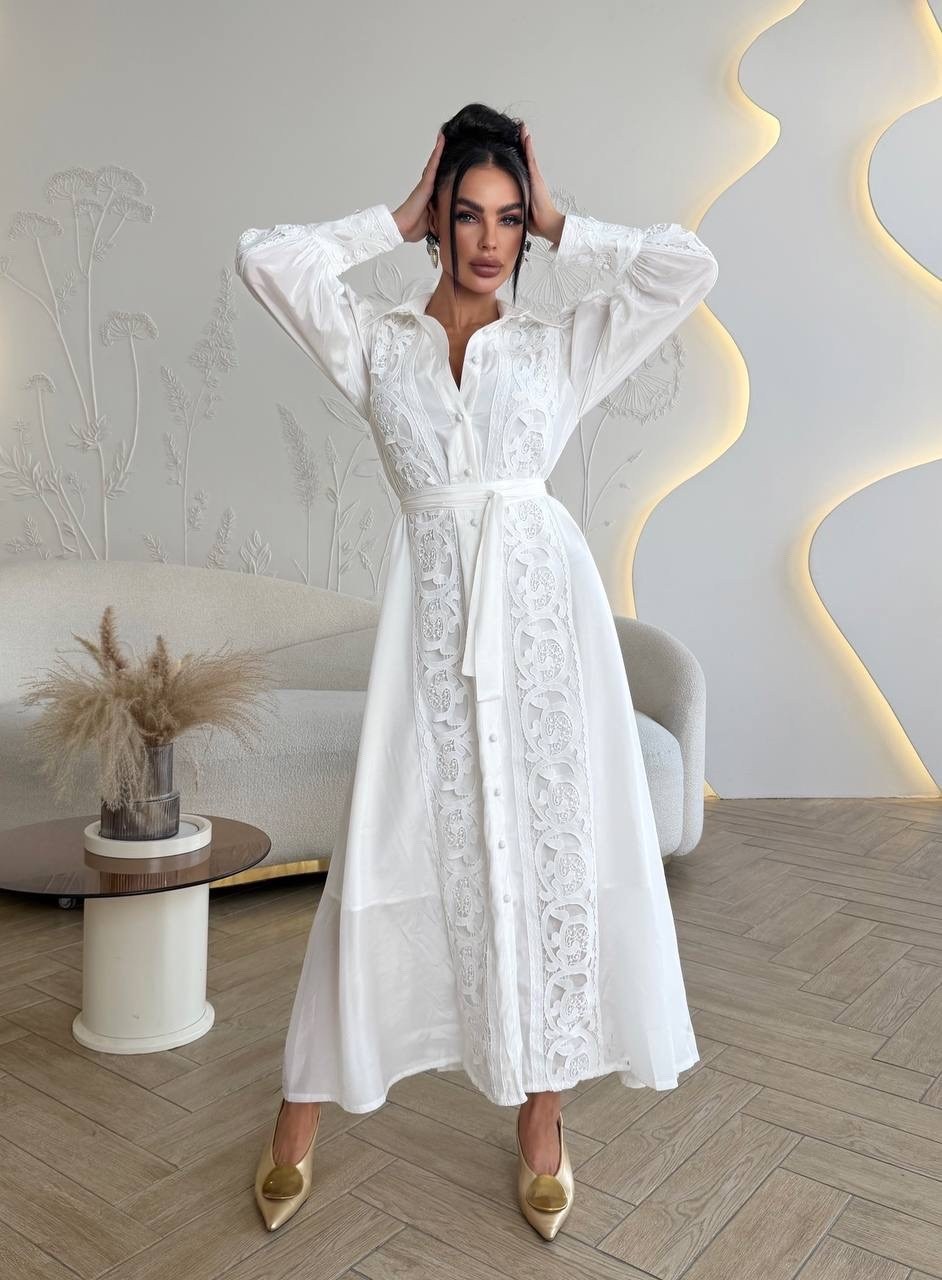 платье с кружевами,платье кружевное,платье,стильное платье,хлопковое платье